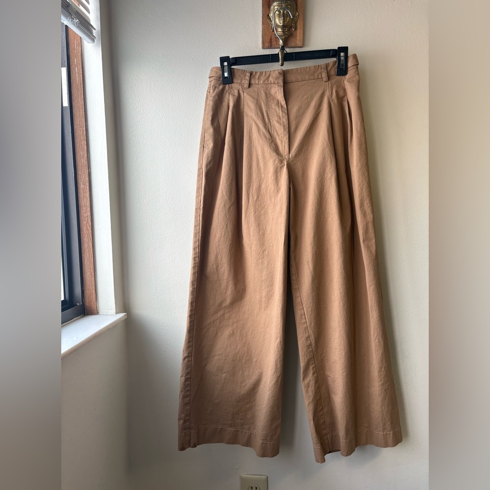 Abercrombie & Fitch Women’s Pleated Wide Leg Chino Size 28S
